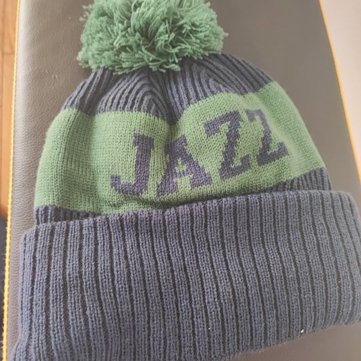 ユタ・ジャズ　ニューエラ　ニットキャップ　新品　フリーサイズ　ニット帽　jazz NEW ERA