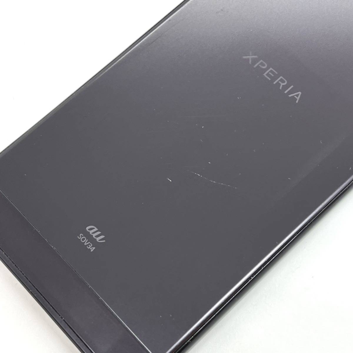 Xperia XZ SOV34 ミネラルブラック au SIMロック解除済み 32GB バージョン8.0.0 白ロム スマホ本体 送料無料 Y11MR_画像4