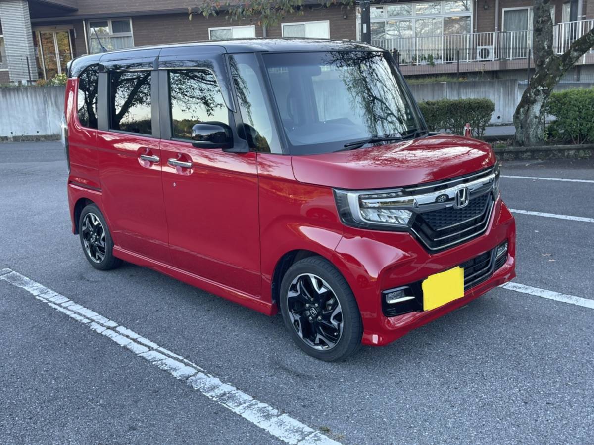 平成30年 N-BOX カスタムGLホンダセンシング ターボ車 両側パワースライドドア 低走行5.5万km 車検長い_画像3