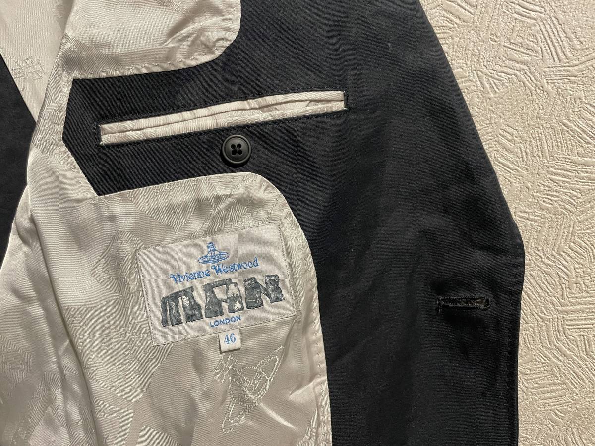 ◯ Vivienne Westwood MAN コットン テーラード ジャケット ◯ Vivienne Westwood MAN コットン テーラード ジャケット
