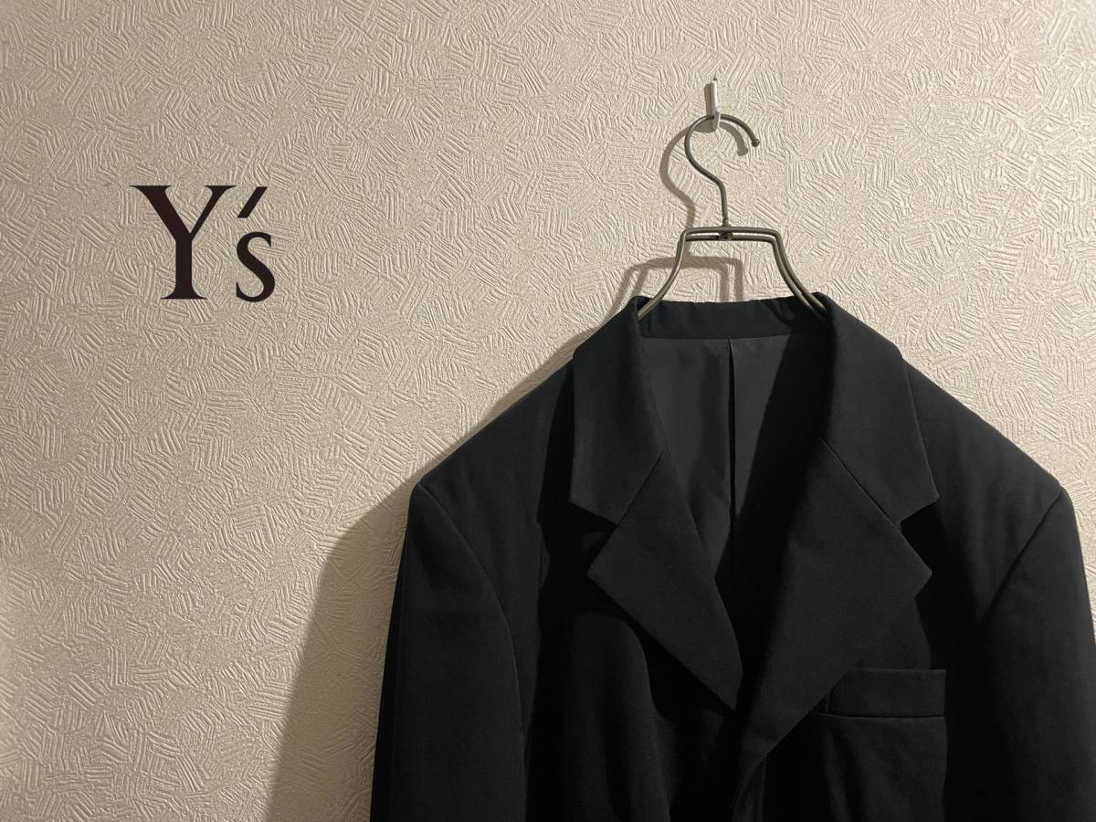 ◯ Y's Yohji Yamamoto ギャバジン テーラード ジャケット / ワイズ ヨウジヤマモト ブラック 黒 Ladies Mens #Sirchive