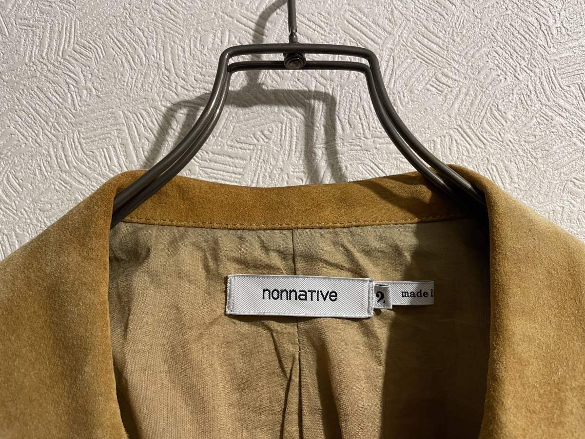 定価4万8千 nonnative ノンネイティブ リネン テーラード ジャケット-