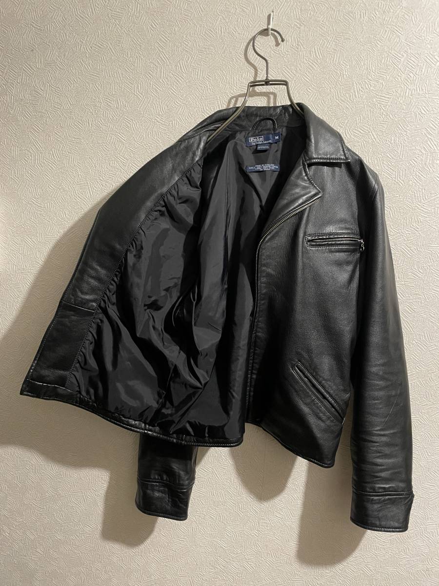 ◯ Ralph Lauren ラム レザー スポーツ ジャケット / ラルフ ◯ Ralph Lauren ラム レザー スポーツ ジャケット / ラルフ