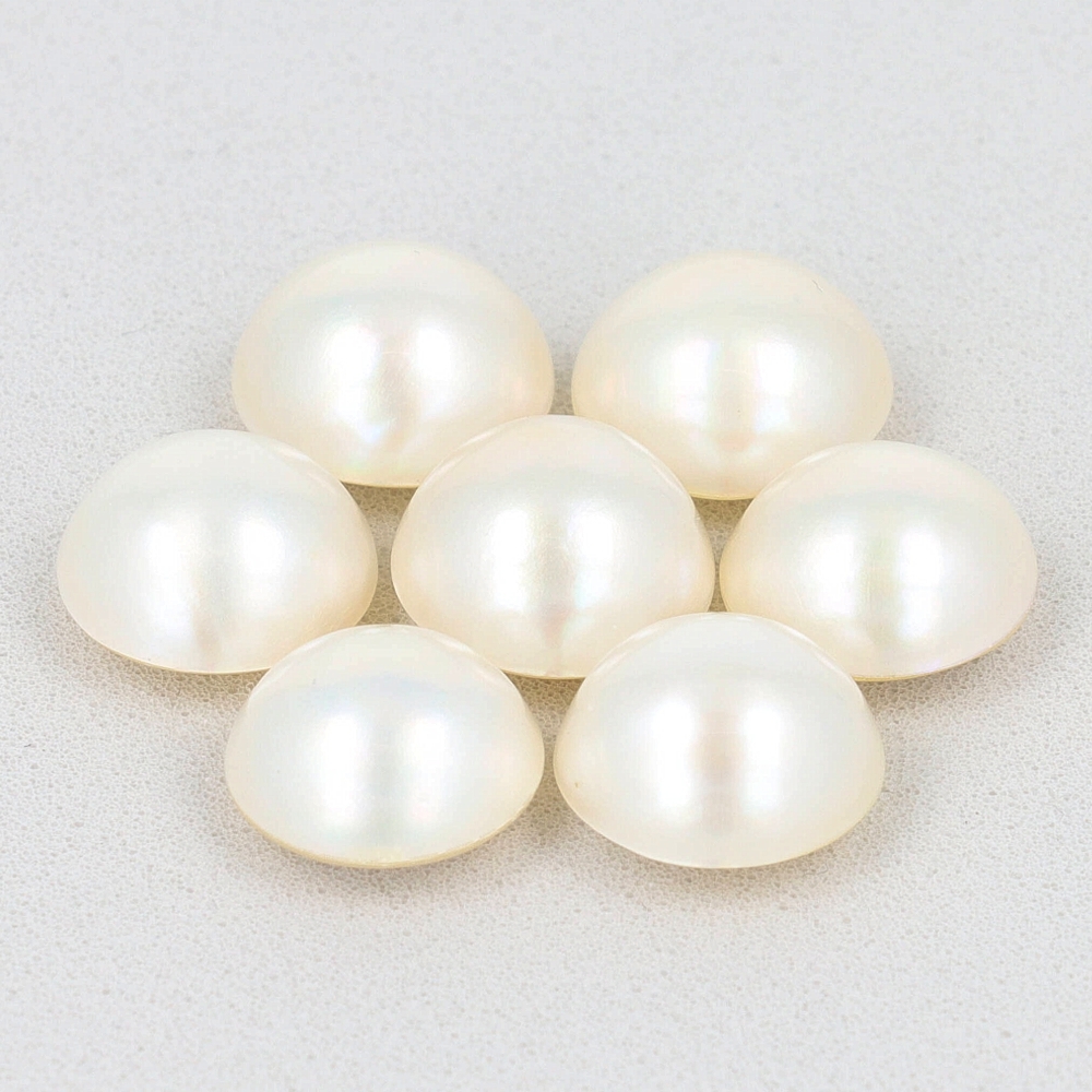 【未使用】マベパール（真珠）9.0～9.5㎜まとめて７PC/2.83g裸石【W-182】_画像5
