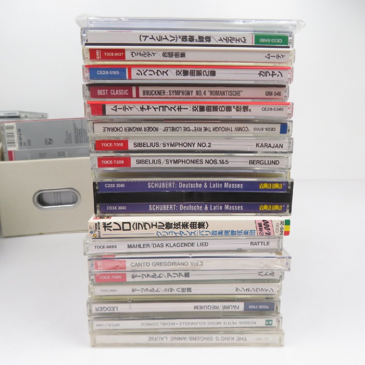 【大量まとめ】 クラシックCD まとめ カラヤン モーツァルト シューベルト ブラームス ドヴォルザーク バッハ など / 140 (SG012607)_画像7