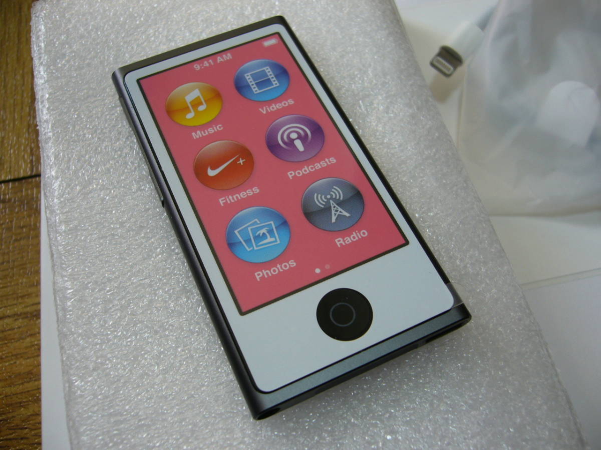 Ipod Nano第7代第7代交換計劃項目新文章未使用空間灰色黑色運費185日元