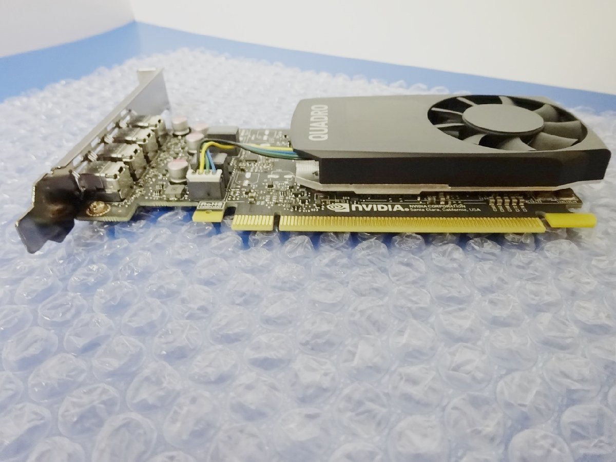 【大分発送】【現状品】NVIDIA Quadro P-1000 4GB GDDR5 SDRAM 640コア 128bit グラフィックスプロセッサ_画像4