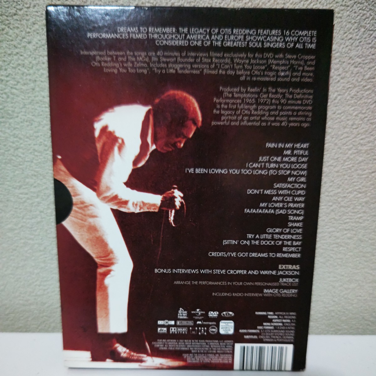 OTIS REDDING/The Legacy of Otis Redding 輸入盤DVD オーティス・レディング_画像2