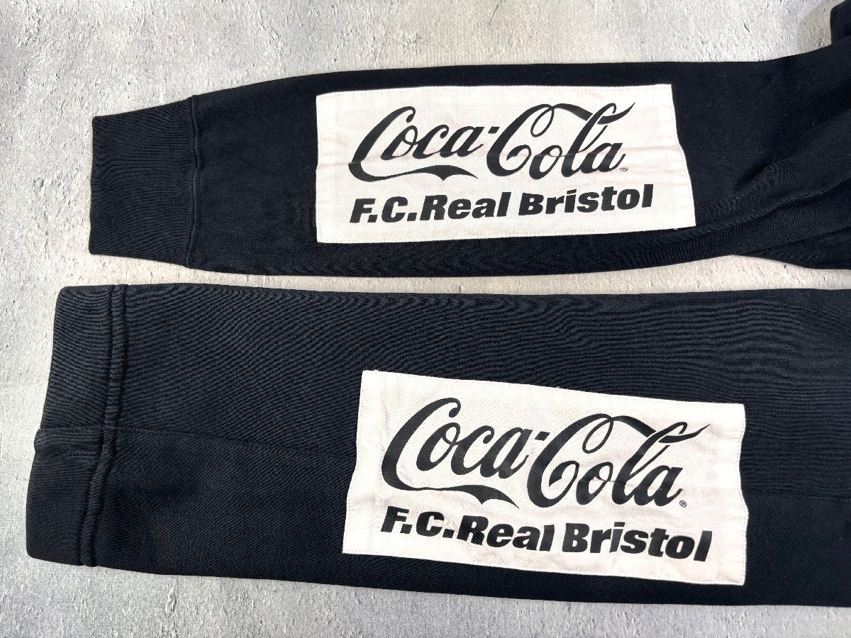 SOPHNET. F.C.Real Bristol F.C.R.B. COCA-COLA PATCHED セットアップ ブラック ソフ ブリストル ロンT スウェットパンツ コカ・コーラ_画像8