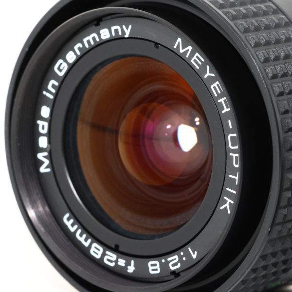 ☆新品級・完動☆MEYER-OPTIK 28mm F2.8 ドイツ製 メイヤー 後期 プラクチカマウント☆送料無料・保証付☆F494の画像2
