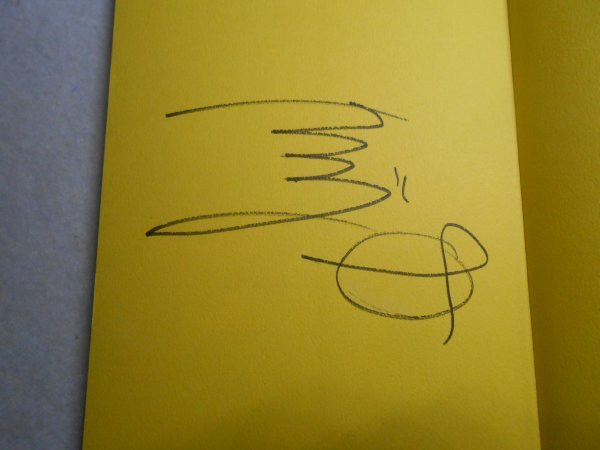  autograph autograph book@# Okuda Tamio # ramen curry music #2014 year the first version # signature book