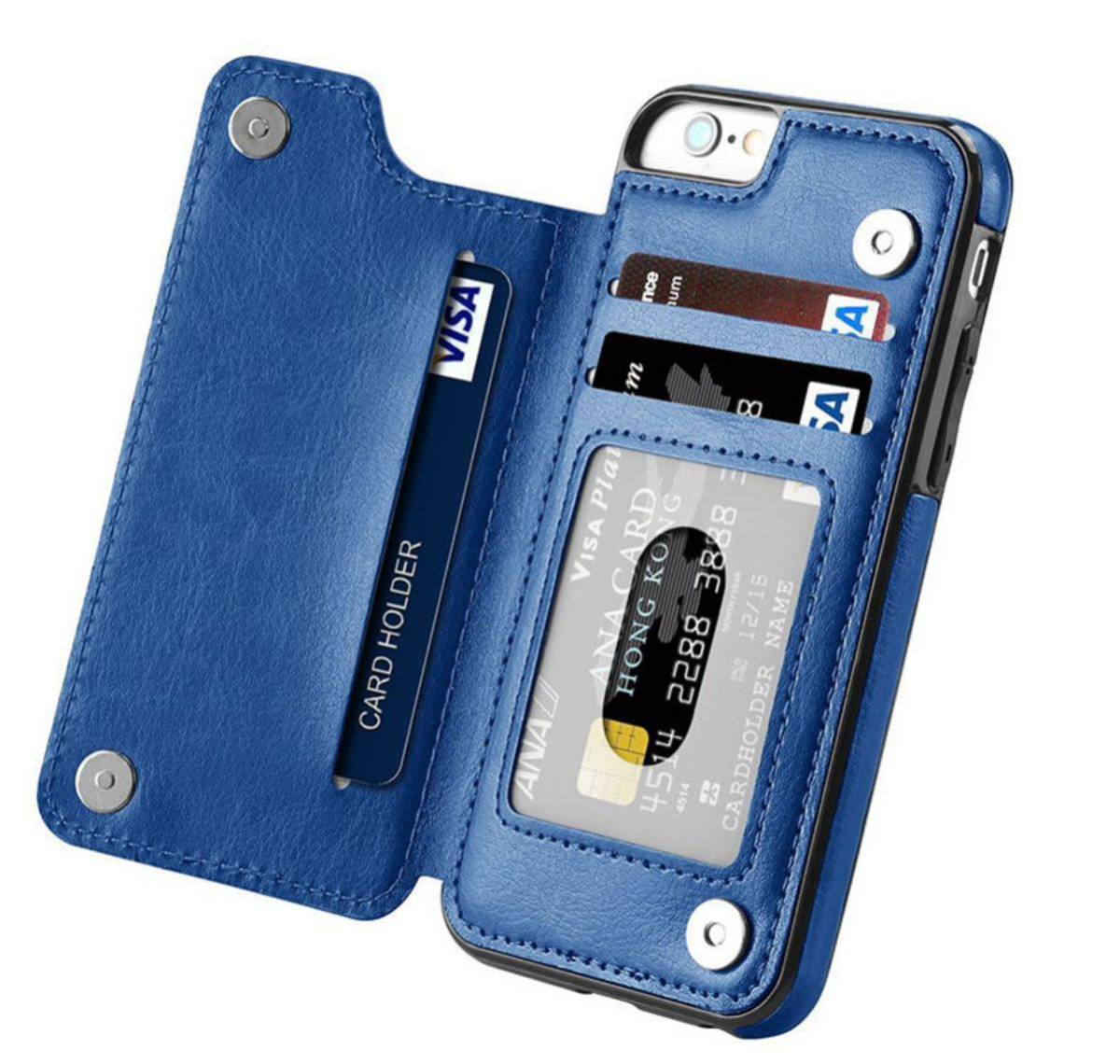 iPhone 7/8/SEケース　アイホンケース　スマホカバーカード　収納ウォレット　レザーケース 手帳型