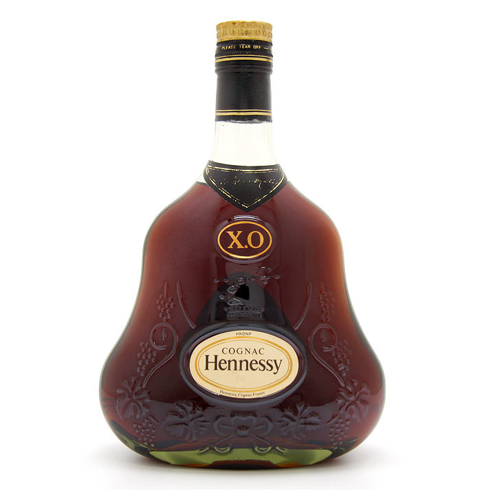 古酒 ブランデー コニャック ヘネシー Hennessy X.O 金キャップ グリーンボトル 箱付 750ml 40% お酒 洋酒 アルコール