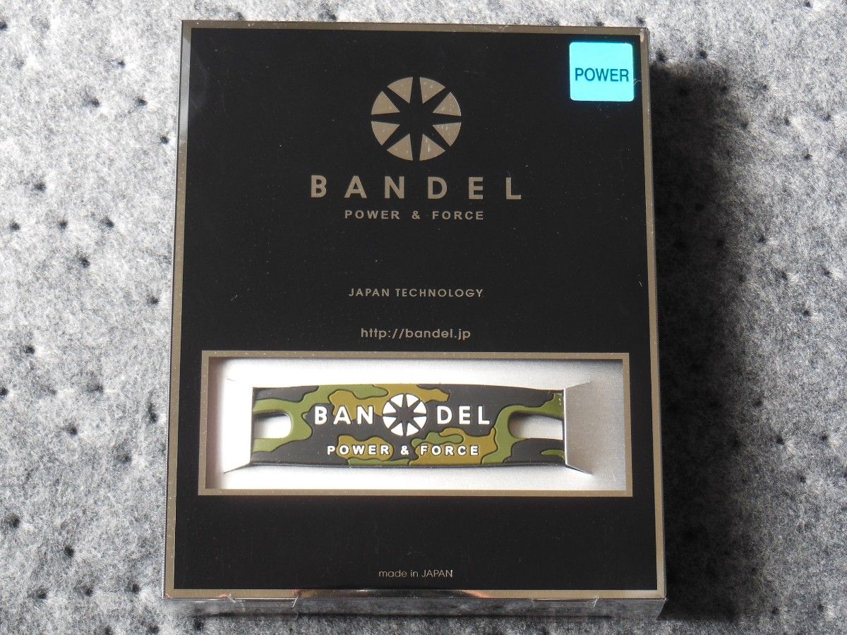 新品 BANDEL 迷彩 リバーシブル ブレスレット ダークグリーン Lサイズ