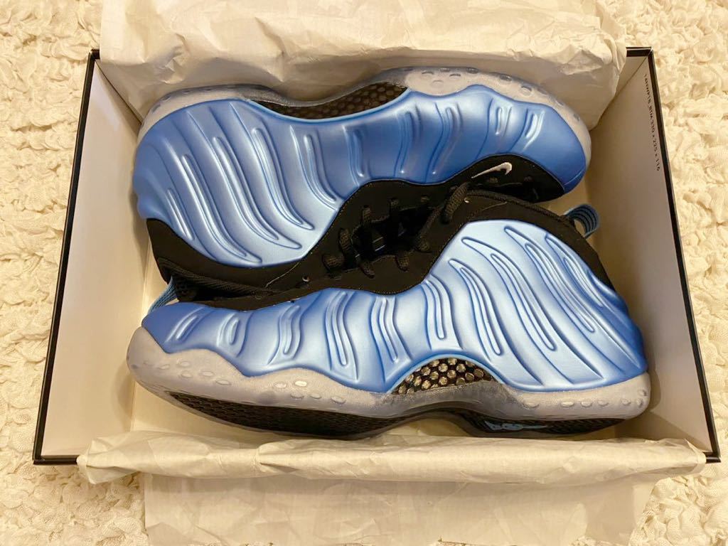 【1円スタート】 Nike Air Foamposite One University Blue 28.5cm US 10.5ナイキ ポジット 未使用 新品 レア 黒タグ プレ値_画像1