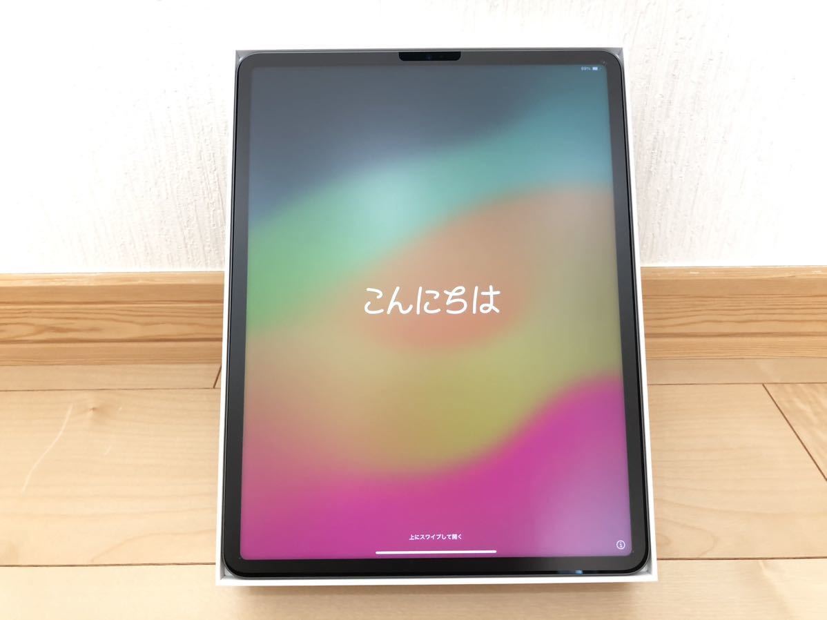 【美品】iPad Pro 12.9インチ 第5世代/A2378/Wi-Fiモデル /128GB/スペースグレイ/Apple pencil第2世代/充電器/元箱/バッテリー最大容量93%_画像2