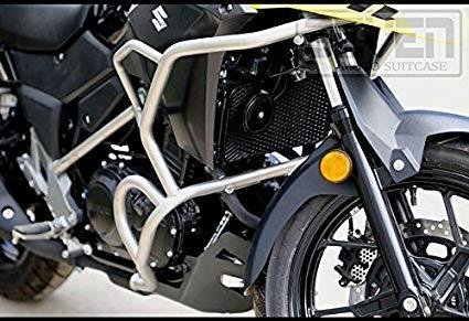 【難有】Vストローム250 V-STROM250 エンジンガード DL250 DS11A サイド プロテクター (シルバー) 　未使用_画像8