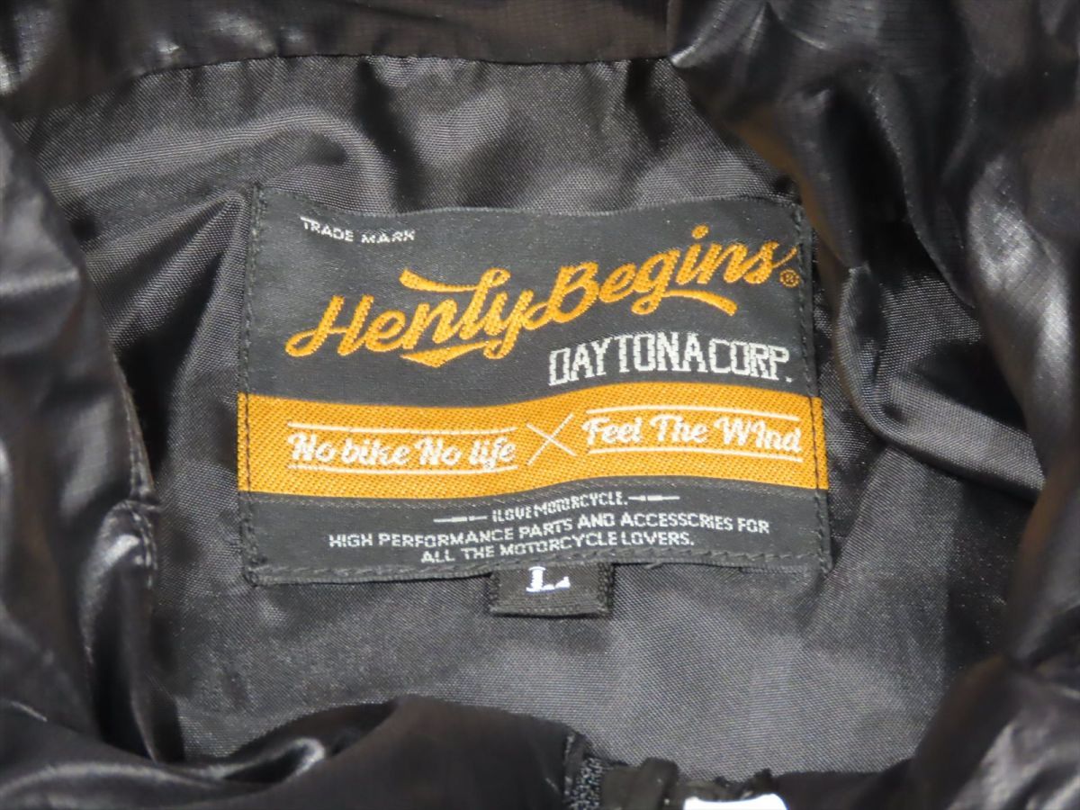 デイトナ テラヒート 電熱ジャケット Lサイズ HBH-005 防寒 ヘンリービギンズ【100】HDJ-A-500_画像5