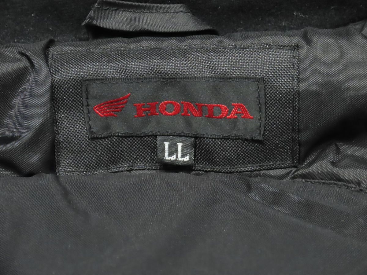 Honda CLASSICS N-2B メルトンジャケット LLサイズ 0SKYES-R3Y-ALL 防風 防寒【100】HDJ-A-511_画像6