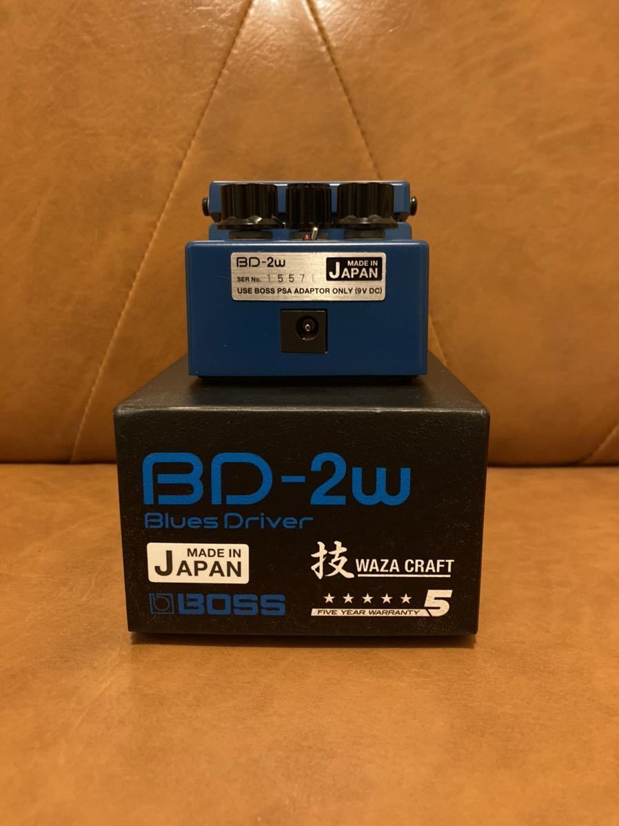 美品 BOSS BD-2w ブルースドライバー ボス BD-2 BD2w BD2 オーバードライブ OD 技_画像5