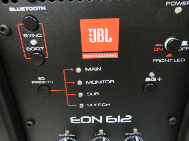 11K021◎JBL パワードスピーカーセット EON612◎中古_画像6