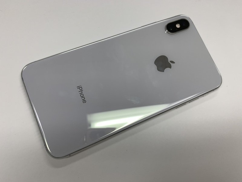 DX115 SIMフリー iPhoneXsMax シルバー 256GB ジャンク ロックOFF_画像2