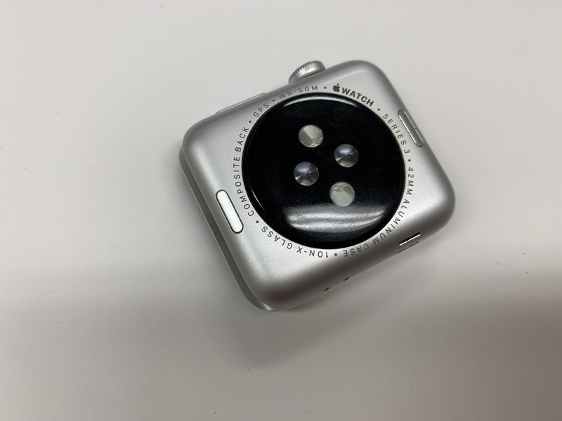 DX180 Apple Watch Series 3 42mm GPSモデル シルバー アルミ A1859_画像2
