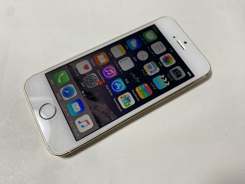 IC743 SoftBank iPhone5s ゴールド 32GB ジャンク ロックOFF_画像1