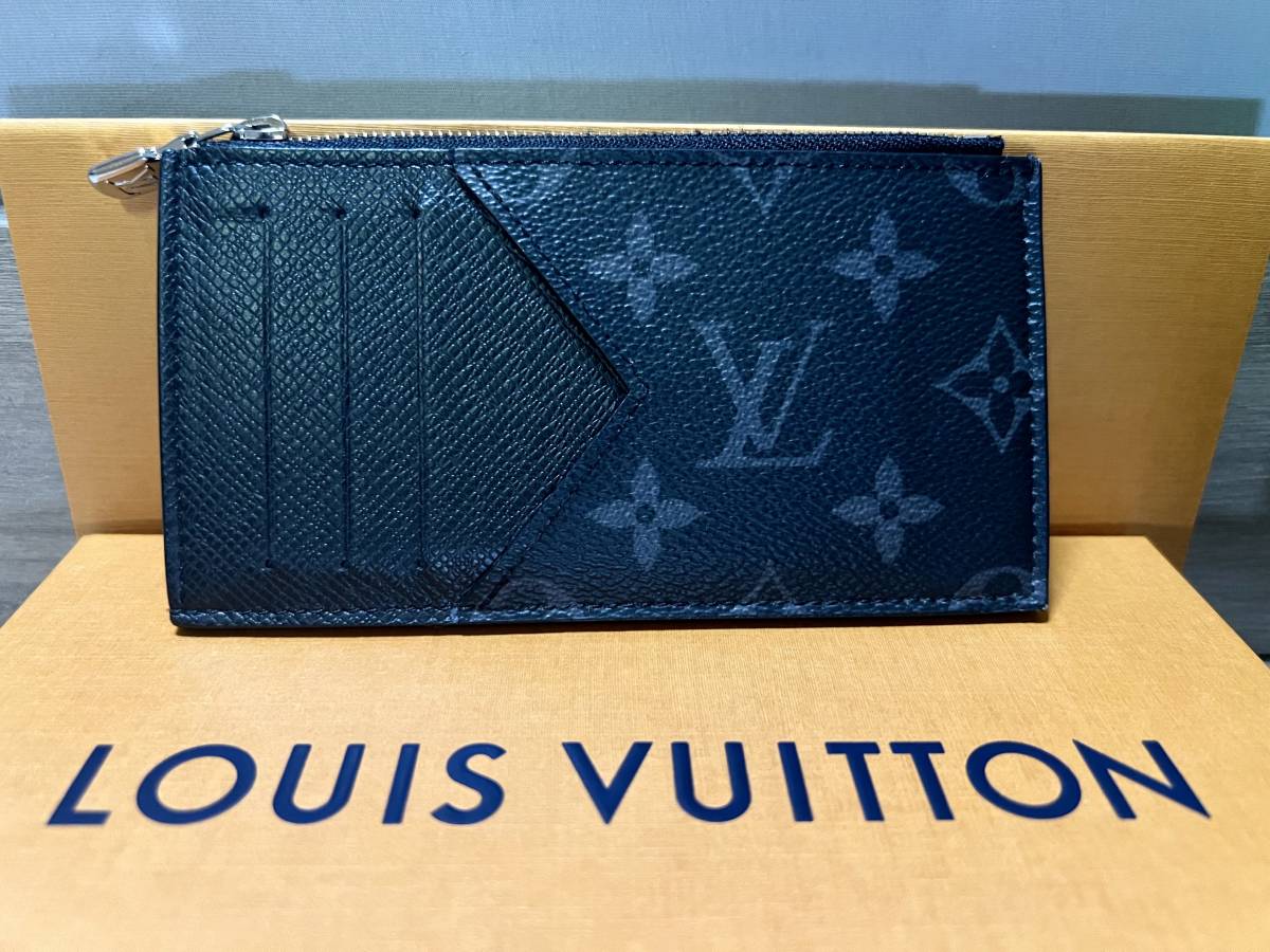 ☆新品同様☆ルイ・ヴィトン Louis Vuitton モノグラムエクリプス コインカードホルダー カードケース 財布