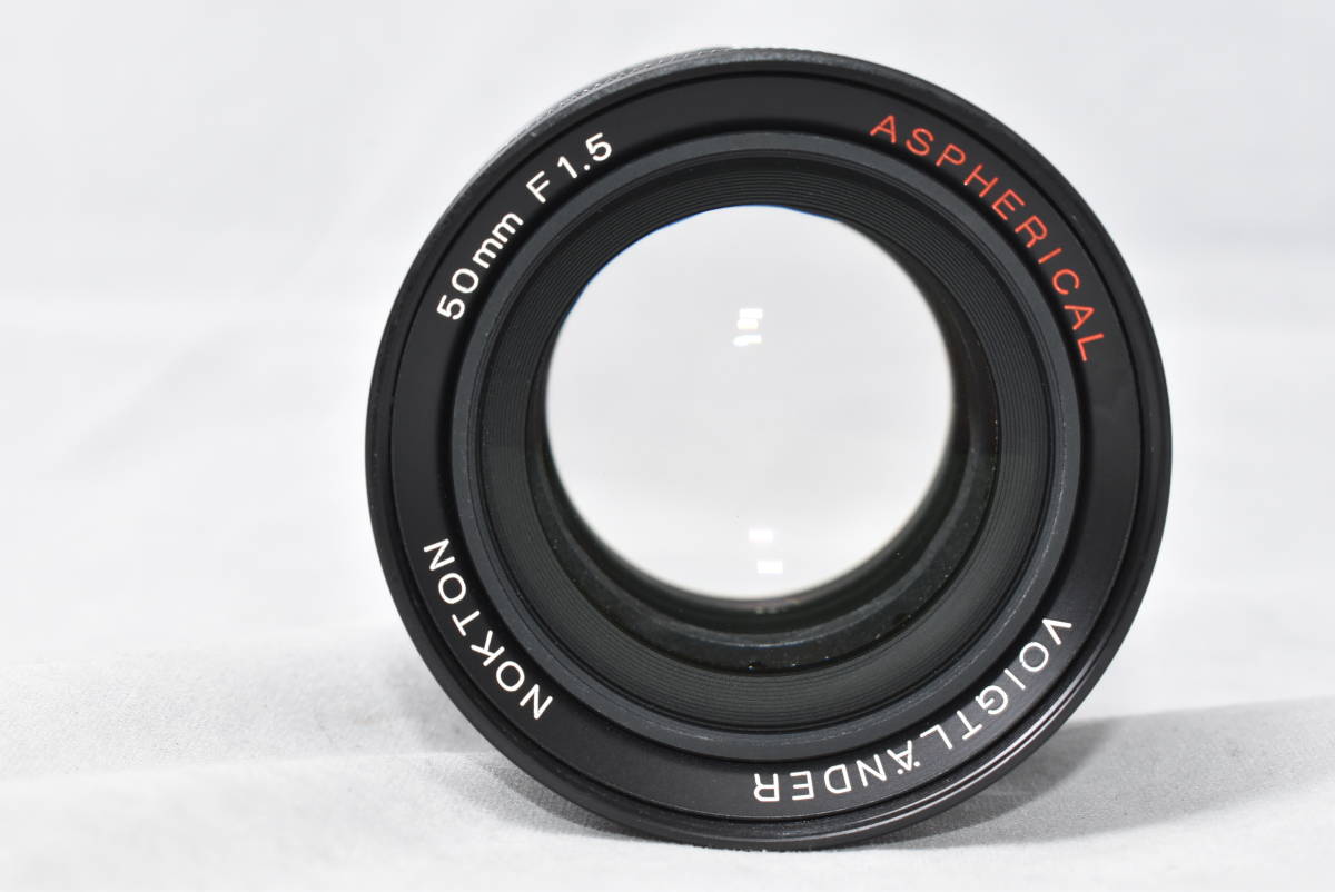 Voigtlander フォクトレンダー NOKTON ノクトン ASPHERICAL 50mm F1.5 ブラック Lマウントフード フードキャップ_画像4