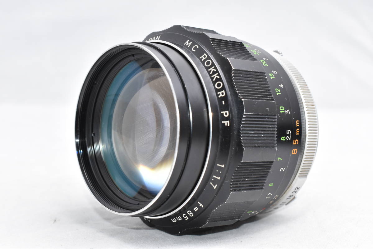 Minolta ミノルタ MC ROKKOR-PF 85mm F1.7 単焦点レンズ ロッコール_画像2
