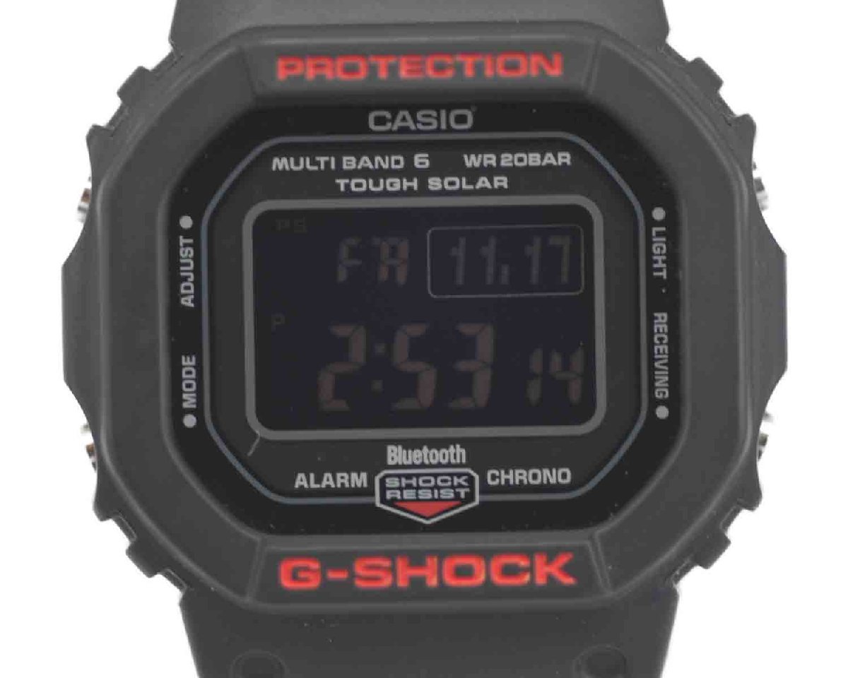 [美品] 稼働品【CASIO】カシオ G-SHOCK GW-B5600HR-1JF スマートフォンリンク Bluetooth タフソーラー 動作OK 中古美品_画像2