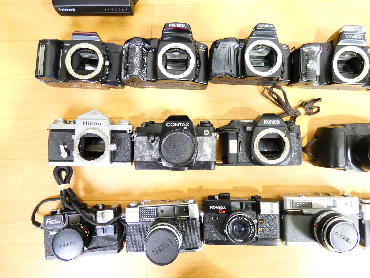 ▲一眼レフフィルムカメラ コンパクトフィルムカメラ APSカメラ ポラロイドカメラ 28台まとめて Nikon/Canon ※ジャンク品 同梱不可 ＠100_画像5