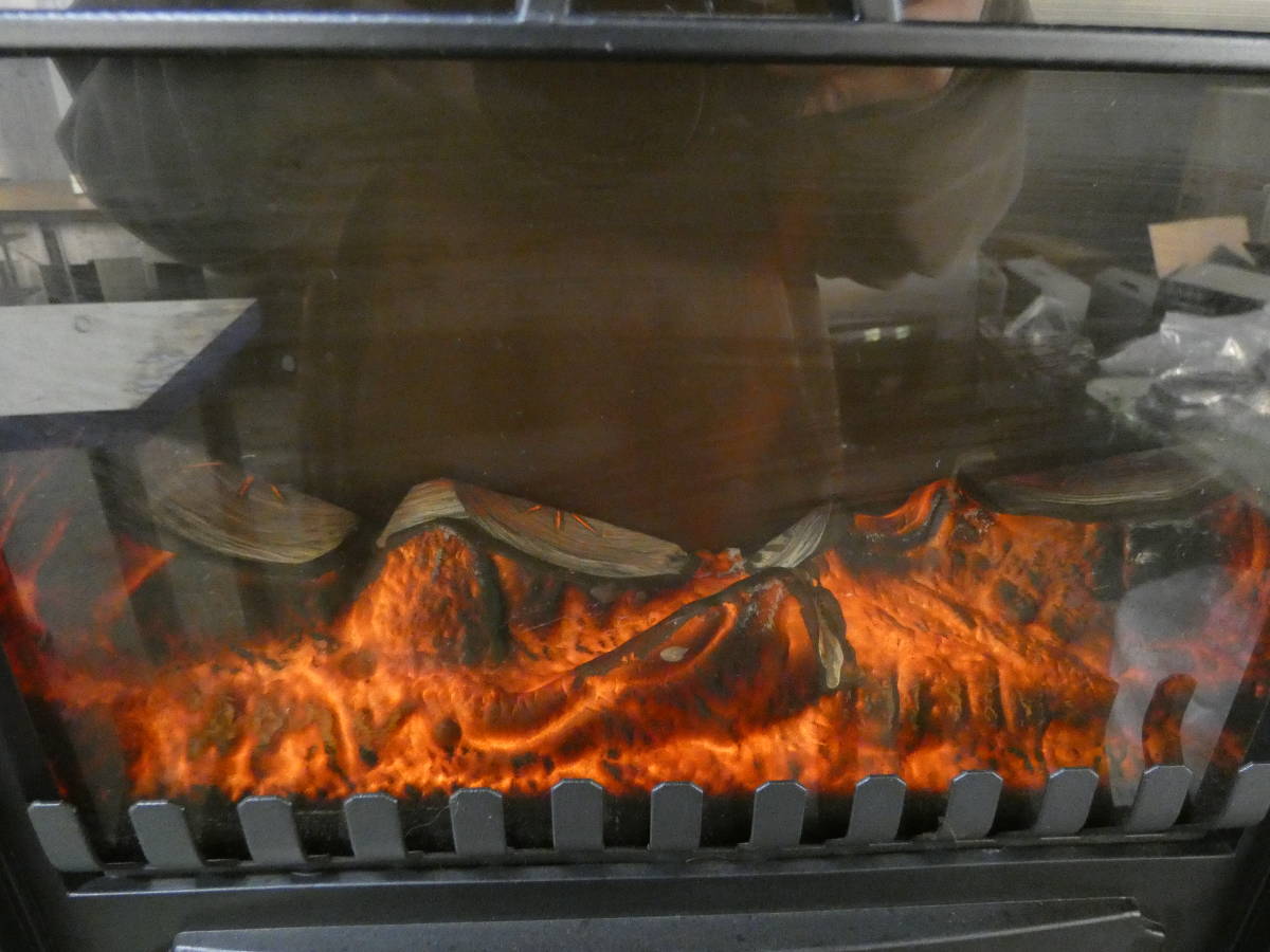 EUPA ユーパ 暖炉型ファンヒーター 電気式暖房 TK-BLT1200 2012年製 暖房機器＠160_画像3