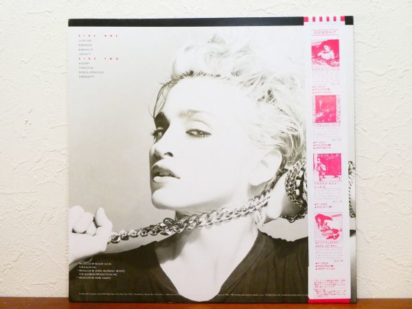 S) ●(R-60) MADONNA マドンナ 「 BURNING UP 」 LPレコード 帯付き P-11394 @80_画像2