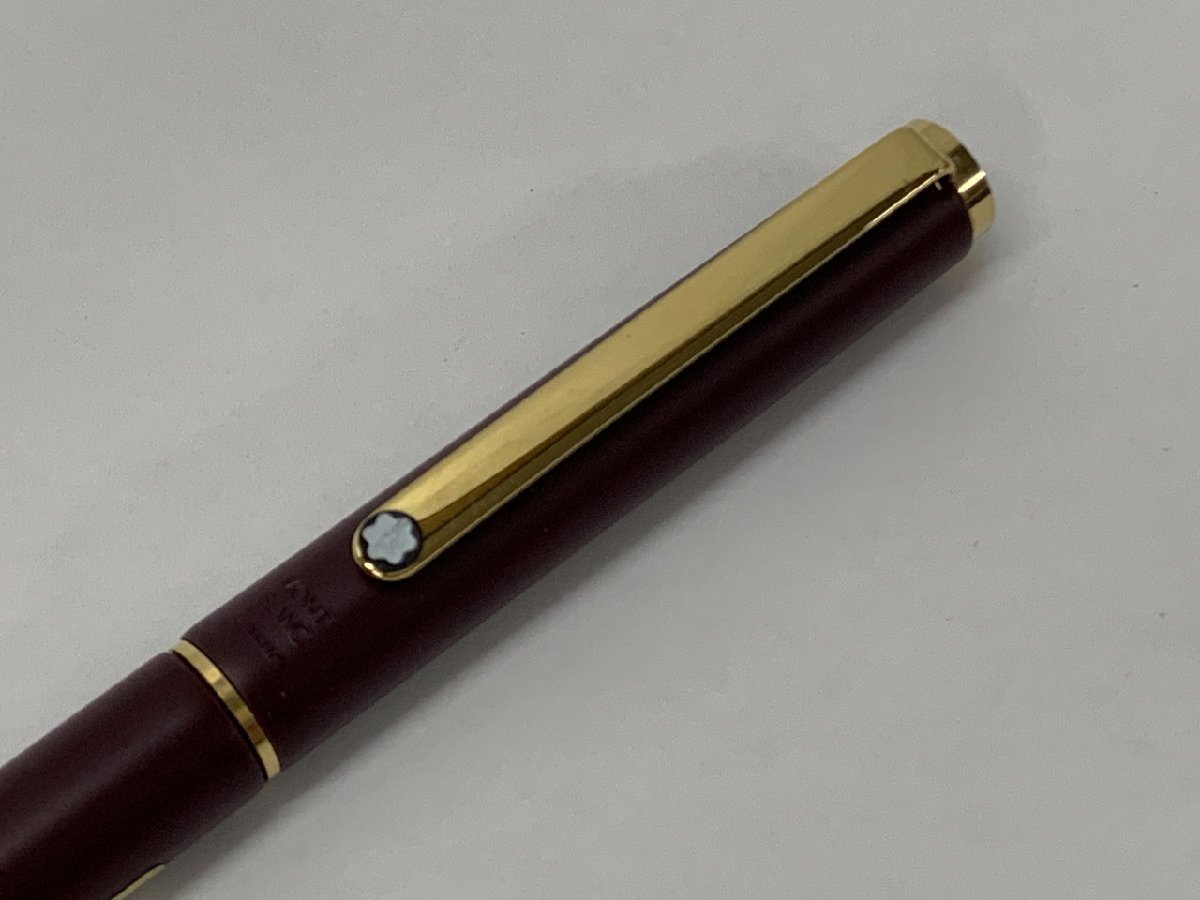 【N-5189】MONTBLANC モンブラン 万年筆 ボルドー系 赤系 PILOT パイロット 14K-585 2本セット 現状品【千円市場】_画像5