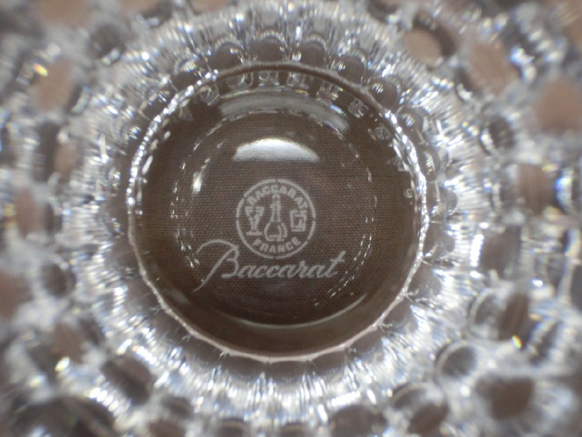 【O-5750】Baccarat バカラ グラス ガラス コップ 約7x11cm 箱付き 現状品【千円市場】_画像5