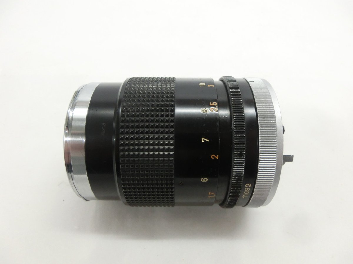 【NQ-0141】Canon キャノン 一眼レフ LENS FD 135mm 1:3.5 レンズ カメラアクセサリ ケース付 現状品【千円市場】_画像4