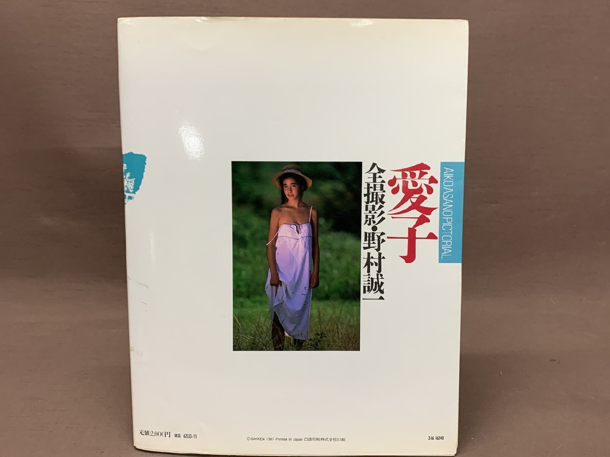 【YI-0206】浅野愛子写真集「夏の妹」撮影：野村誠一 一部劣化有 1987年 初版【千円市場】_画像2