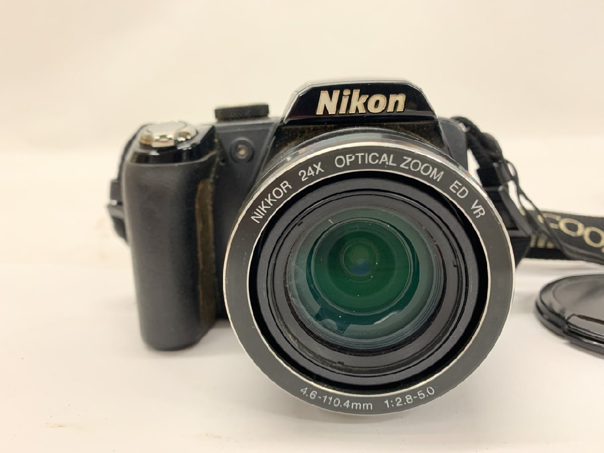 【HR-6769】Nikon ニコン COOLPIX P90 コンパクトデジタルカメラ コンデジ NIKKOR 24X ED VR 4.6-110.4mm 1:2.8-5.0 ジャンク【千円市場】_画像2