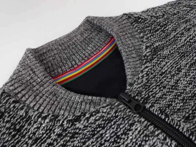 ポールスミス　Paul Smith　PAUL SMITH 新品未使用品　長袖ジップアップ　グレー　ストライプ　マルチストライプ　M_画像5