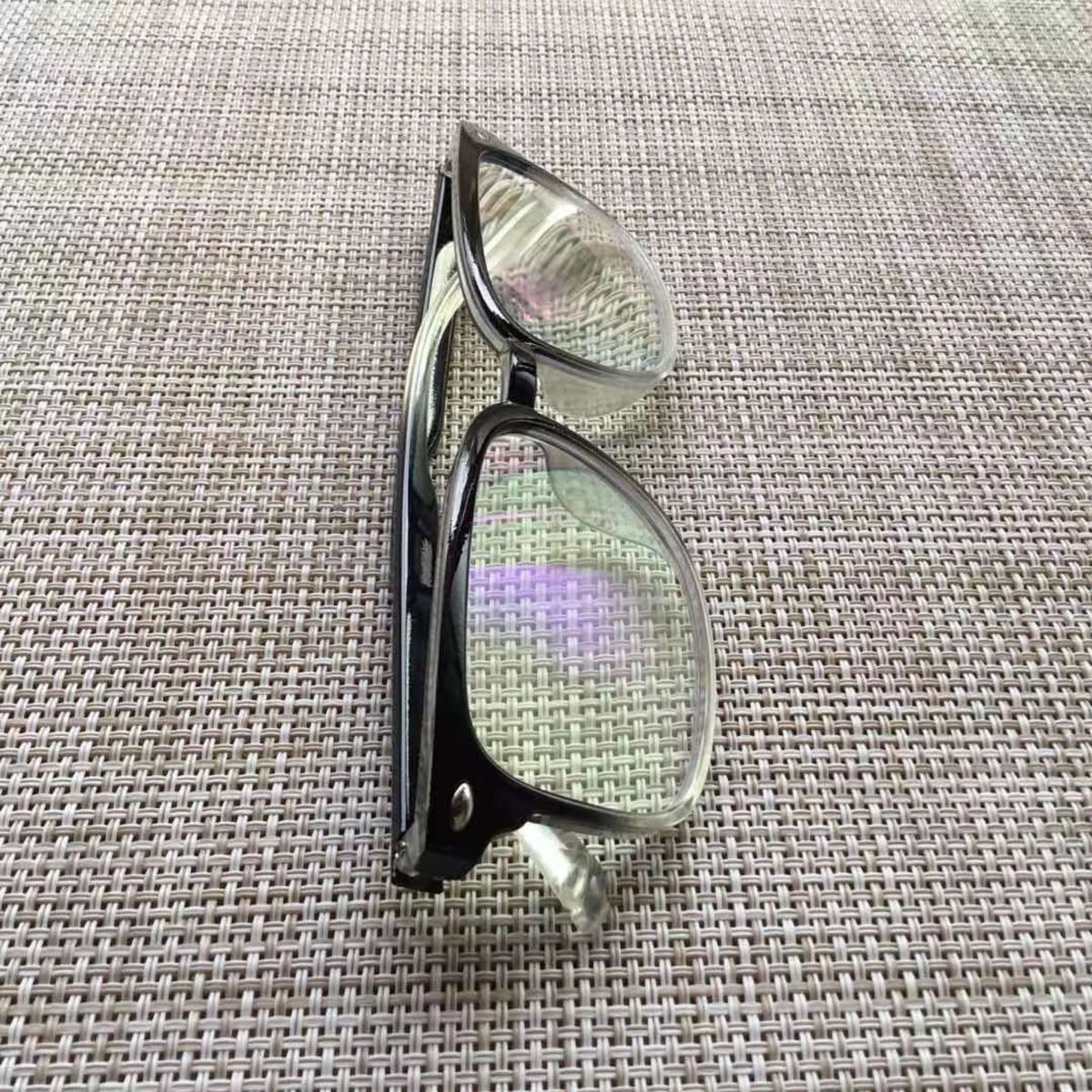 【新品】老眼鏡+1.5  ブルーライトカット  リーディンググラス   グラデーションカラー(黑白）Reading glass