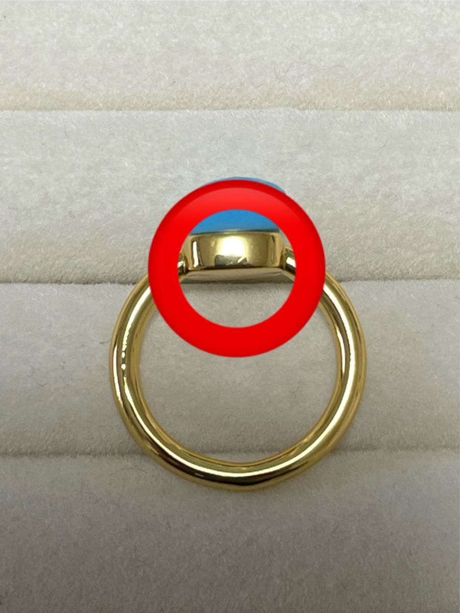 【一点物】キャンディーリング指輪　ポメラート風　ヌードリング 石 リング