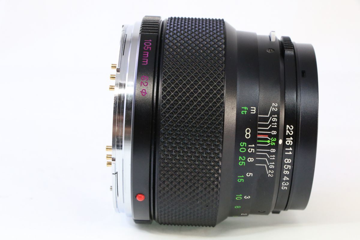 【同梱歓迎】【動作保証・点検済】良品■ゼンザブロニカ ZENZABRONICA ZENZANON MC 105mm F3.5■i82_画像2