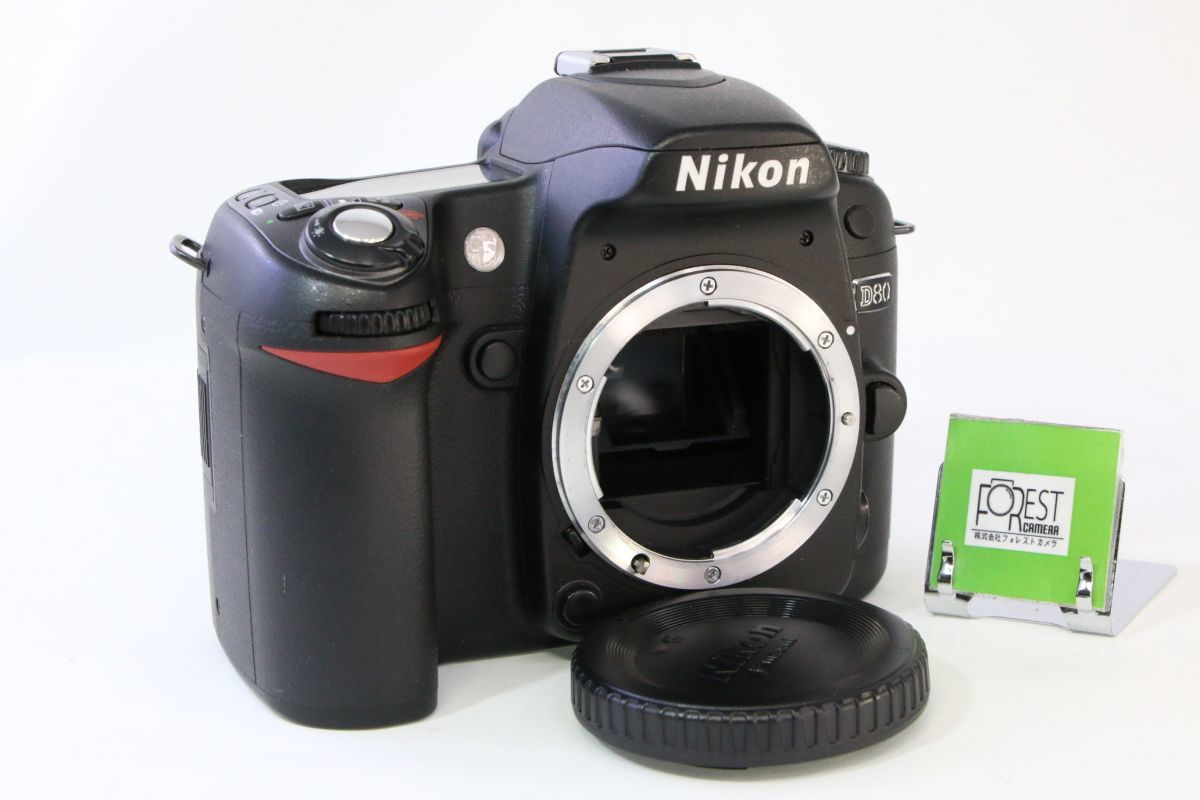 【同梱歓迎】【動作保証・点検済】良品■ニコン Nikon D80 ボディ ショット数わずか1385回■バッテリー付き・チャージャーなし■NN8