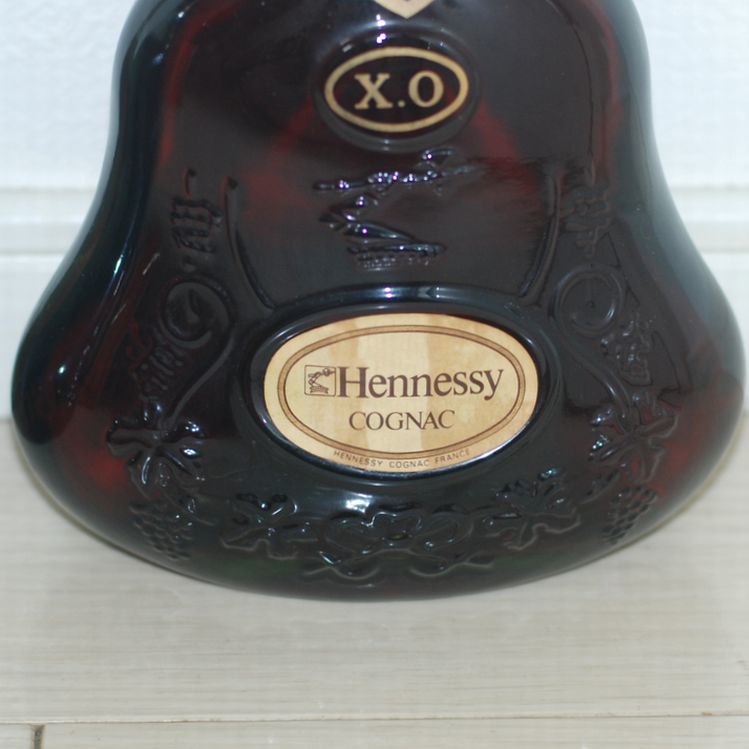 1円～ ヘネシー XO 金キャップ グリーンボトル 700ml 2本セット 箱付(1本のみ/ダメージあり) 未開封 古酒 Hennessy_画像3