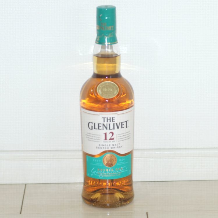 1円～ グレンリベット 12年 シングルモルト ダブルオーク ウイスキー 40% 700ml 未開封 売り切り GLENLIVET_画像1