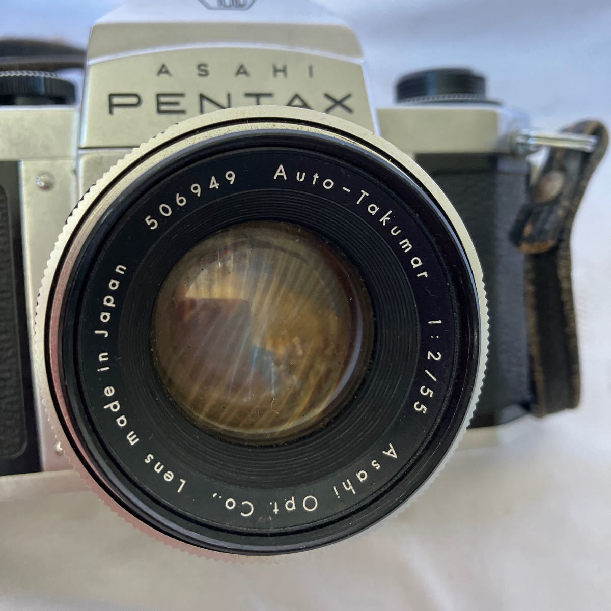 ○【1円スタート】PENTAX ペンタックス S2フィルムカメラ 一眼レフ 1:2/55 ケース付き_画像6