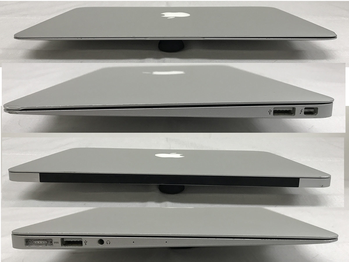 中古■11型 MacBook Air A1465 Early 2015 [i5-5250U/4G/新品SSD:256G/カメラ/macOS Mojave]★外装凹み★輝度ムラ小_画像7