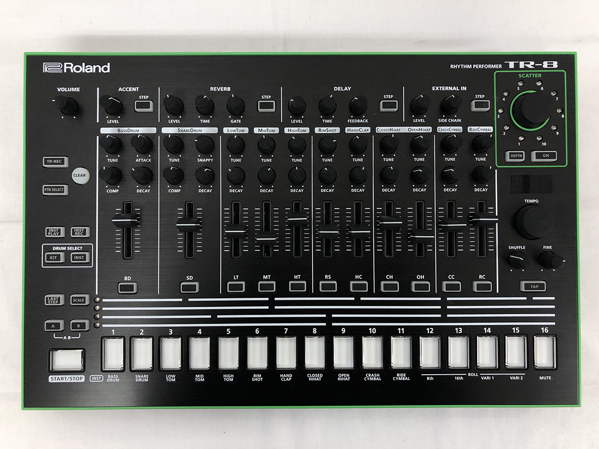  б/у #Roland TR-8 Rhythm Performer ритм performer Roland * работа OK* бесплатная доставка 